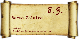 Barta Zelmira névjegykártya